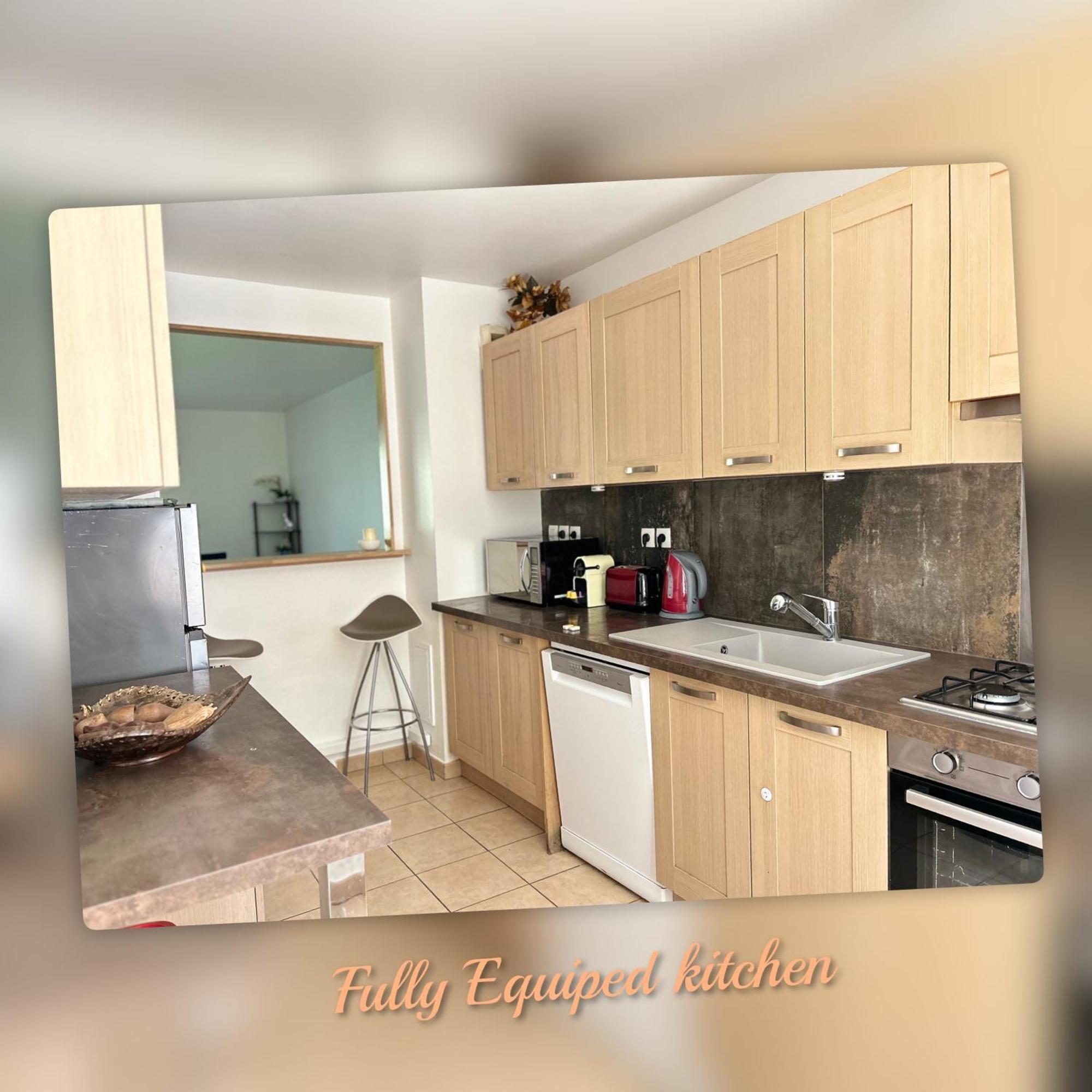 Le Duplex Chessy - 15Min From Disneyland - 2 Private Parkings - Garden - Kingsize & Queensize Bed - Supermarket Behind The House Экстерьер фото